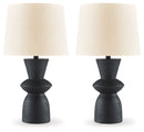 Scarbot - Distressed Black - Paper Table Lamp (Set of 2)