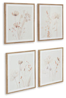 Bondner - Beige / Rust - Wall Art Set (Set of 4)