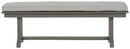 Visola - Gray - Bench with Cushion