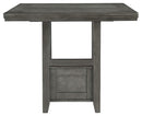 Hallanden - Gray - Rectangular Dining Room Counter Extension Table