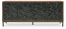 Dorannby - Black / Brown - Accent Cabinet