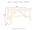 Baldridge - Rustic Brown - Home Office Large Leg Desk
