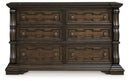 Maylee - Dark Brown - Dresser