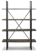 Gilesgrove - Black / Gray - Bookcase