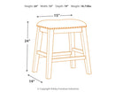 Caitbrook - Gray - Upholstered Stool (Set of 2)