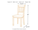 Owingsville - Black / Brown - Dining Room Side Chair (Set of 2)