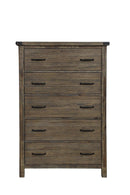 New Classic Furniture Galleon Chest in Weathered Walnut