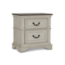 ANASTASIA NIGHTSTAND - ANT. WHITE