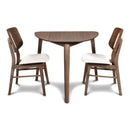 OSCAR CORNER TABLE - WALNUT