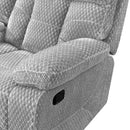 BRAVO SOFA W/DUAL RECLINER-STONE