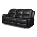 FLYNN SOFA W/BASE LIGHTING-BLACK