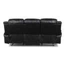 FLYNN SOFA W/BASE LIGHTING-BLACK