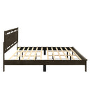 GEMINI 6/6 EK PANEL BED-HB/FB/RAILS-GRAY