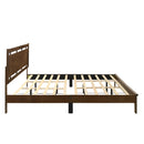 GEMINI 6/6 EK PANEL BED-HB/FB/RAILS-NATURAL