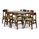 MOROCCO DINING CHAIR W/GREEN SEAT CUSHION