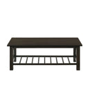 VESTA COFFEE TABLE & 2 END TABLE SET-ESPRESSO