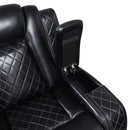 ORION SOFA W/ PWR FR & HR-BLACK