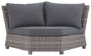 Salem - Gray - Corner with Cushion