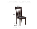 Hammis - Dark Brown - Dining UPH Side Chair (Set of 2)