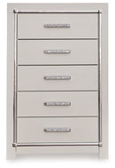 Zyniden - Silver - Five Drawer Chest