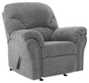 Allmaxx - Pewter - Rocker Recliner