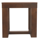 Watson - Dark Brown - Square End Table