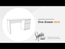 Onita - White - Home Office Desk