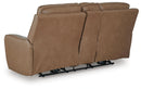 Silverbrooke Power Reclining Loveseat with Console