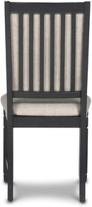 New Classic Furniture Prairie Point Side Chair in Black (Set of 2)