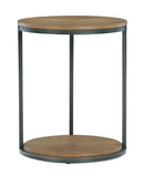 Fridley - Brown / Black - Round End Table