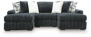 Midnight-Madness Sectional with Chaise