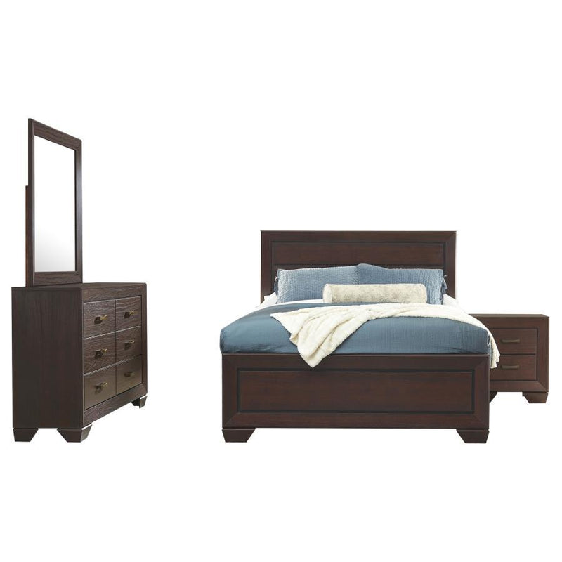 Kauffman - Transitional Panel Bed Bedroom Set