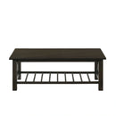 VESTA COFFEE TABLE & 2 END TABLE SET-ESPRESSO