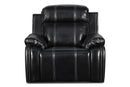 New Classic Fusion Swivel Glider Recliner in Black