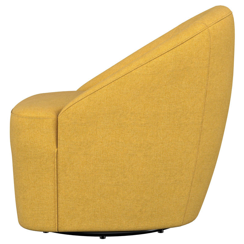 Leon - Upholstered Barrel Accent Swivel Chair