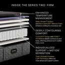 Beautyrest BlackÂ® Series Two 13.5" Hybrid Firm Mattress