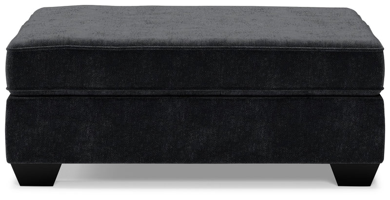 Lavernett - Charcoal - Oversized Accent Ottoman