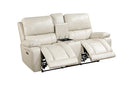 CICERO CONSOLE LOVESEAT W/ PWR FR & HR-CREAM