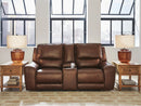 Silverbrooke Power Reclining Loveseat with Console