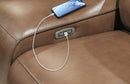 Silverbrooke Power Reclining Loveseat with Console