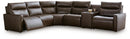 ModZ Power Reclining Sectional with Audio Console