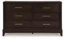Neymorton - Dark Grayish Brown - Dresser