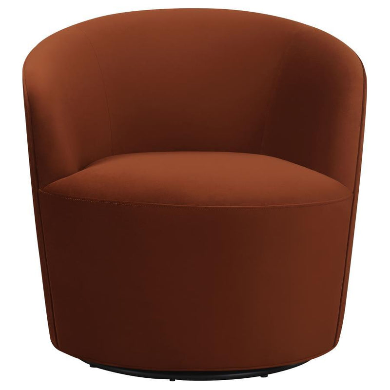 Joyce - Upholstered Barrel Back Swivel Chair