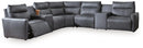 ModZ Power Reclining Sectional with Audio Consoles