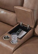 Silverbrooke Power Reclining Loveseat with Console