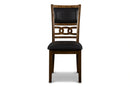 GIA 42" DINING DROP LEAF TABLE W/2 CHAIRS-BROWN