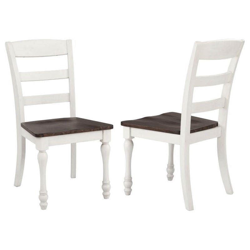 Madelyn - Wood Dining Side Chair (Set of 2) - Coastal White