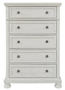 Robbinsdale - Antique White - Five Drawer Chest
