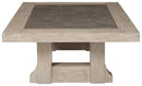 Hennington - Light Brown - Rectangular Cocktail Table