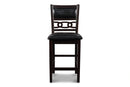 GIA ROUND COUNTER DINING 5 PC SET-EBONY